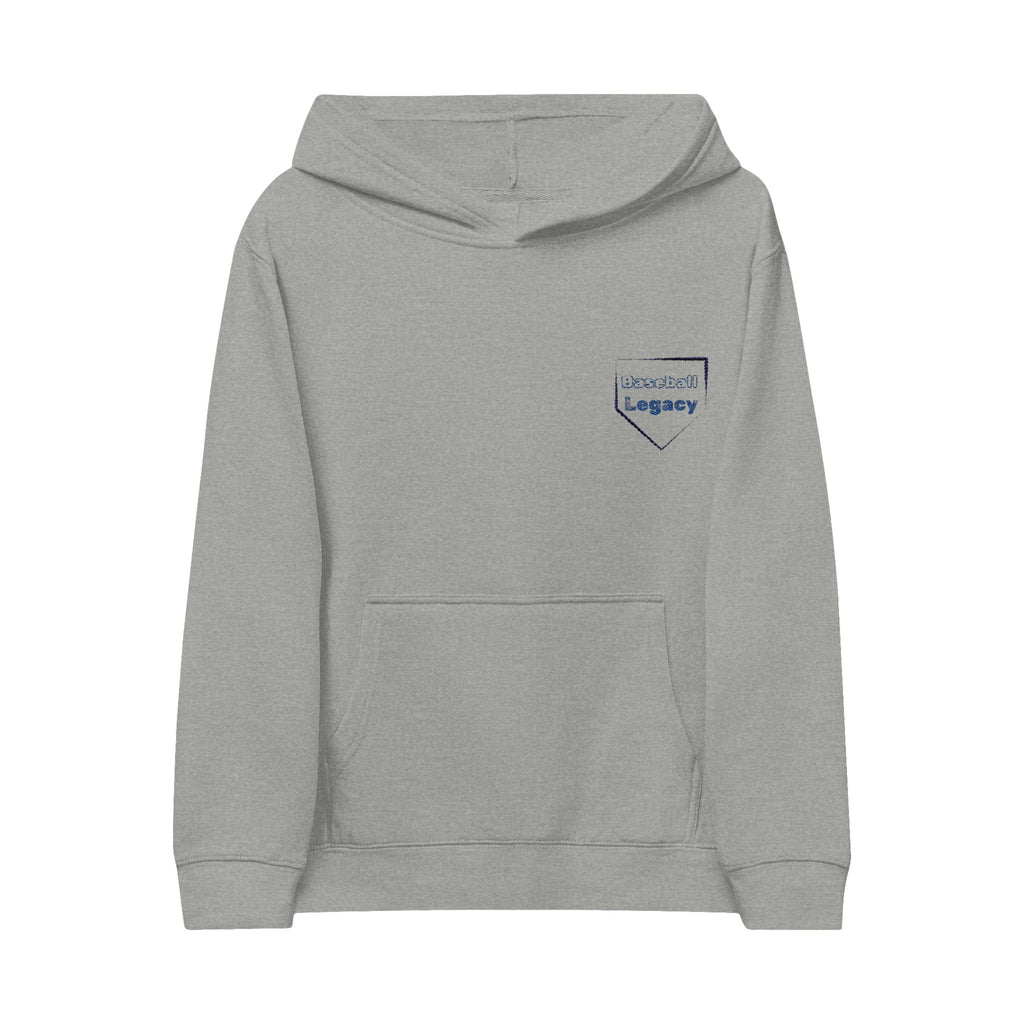 Kids Embroidered 'Legendary' Pocket Hoodie — Soft Fleece Pullover