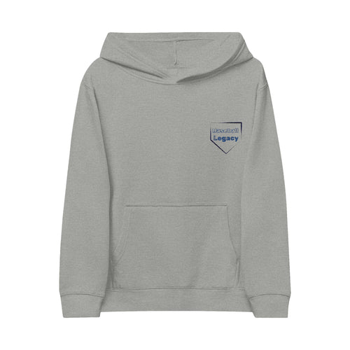 Kids Embroidered 'Legendary' Pocket Hoodie — Soft Fleece Pullover